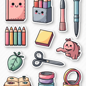 Journal Stickers - Sheet v45